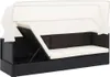 vidaXL Gartensofa mit Sonnendach Schwarz Poly Rattan Produktbild-Vorschau 3