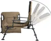 CampFeuer 2in1 Angelstuhl, Olivgrün/Schwarz, Produktbild-Vorschau 4