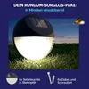 DEUBA® Lampada Solare da Esterno Set di 6 LED Resistenti Anteprima dell’immagine prodotto 7