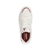 A top-down view of a white and red Skechers sneaker. Anteprima dell’immagine prodotto