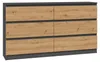 Topeshop M6 140 ANT/ART KPL, Anthrazit, Eiche, 6 Produktbild-Vorschau 1