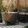 Grilovací vozík BBQ-Toro 94 x 81 x 90 cm, čierny, grilovací Náhľad obrázku produktu 2