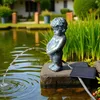 Solar Wasserspeier Junge klassisch Wasserspiel Teichdeko Produktbild-Vorschau 4