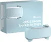 A product box and the product itself, a GPS tracker for dogs, are shown against a light blue background. Podgląd zdjęcia produktu
