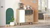 Skye Decor, RE1-SW, Mehrzweckschrank, Eiche, 100 % Produktbild-Vorschau 3