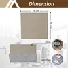 Treppenmatte quadratisch beige 76x76 cm rutschfest waschbar Produktbild-Vorschau
