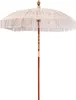 Parasol Macramé Crème 190 x 190 x 260 cm Voir les images du produit 1