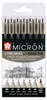 Sakura Pigma Micron Set 6 Fineliners et 1 Pinceau Pigma Voir les images du produit 1