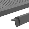 vidaXL Winkelleisten 5 Stk. WPC 170 cm Grau -  Fußböden & Produktbild-Vorschau 2