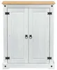 vidaXL Schuhschrank Weiß 86 x 38,5 x 108 cm Massives Produktbild-Vorschau 4