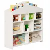 Scaffale bianco per bambini per giocattoli, libri e Anteprima dell’immagine prodotto 1