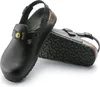 A pair of black Birkenstock Tokio clogs are shown against a white background. Produktbild-Vorschau