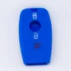 Auto Schlüssel Hülle Silikon Schutz Cover Blau kompatibel Produktbild-Vorschau 2