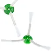 Two sets of robot vacuum cleaner side brushes against a white background. Produktbild-Vorschau