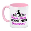 Die Liebe meines Lebens nennt mich Traumfrau Kaffeebecher Produktbild-Vorschau 2