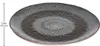 Piatto in Vetroceramica antracite Matera 23 cm Anteprima dell’immagine prodotto 3