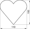 Herzausstecher 11cm Produktbild-Vorschau 3