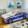 Autobett Kinderbett Jugendbett Polizei Car Polizeiauto Produktbild-Vorschau 1