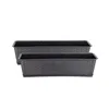 BigDean 2er Set Blumenkasten mit Untersetzer 60 cm lang Produktbild-Vorschau 1