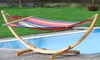 ALEOS. 320cm Hängemattengestell Blanca-Rojo Hängematte mit Produktbild-Vorschau 3
