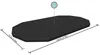 Bestway® PVC-Abdeckplane 418 x 230 cm, schwarz, oval Produktbild-Vorschau 10