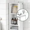 SoBuy BZR34-W Kúpeľňová vysoká skrinka s 5 priehradkami Náhľad obrázku produktu 6
