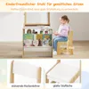 COSTWAY Kindertisch, Kindersitzgruppe mit Whiteboard, Produktbild-Vorschau 6