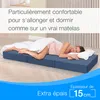 ELONEO Matelas pliable, matelas d'invité, matelas pliable Voir les images du produit 7