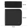 Hama CD Wallet Nylon 40, czarny, 164 x 170 x 61 mm, Czarny, Podgląd zdjęcia produktu 7