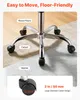 VEVOR Sattelhocker 226,8 kg, Rollhocker Höhenverstellbar, Produktbild-Vorschau 5