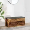 vidaXL Panca con vano portaoggetti in legno di recupero Anteprima dell’immagine prodotto 2