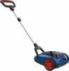 A blue and red cordless lawnmower with a silver handle, shown against a white background. Produktbild-Vorschau