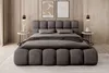 Polsterbett Bett AURELIA 160x200cm in Stoff Aprodite Grafit Produktbild-Vorschau 2