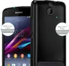 Cadorabo Schutzhülle für Sony Xperia E1 Hülle in Schwarz Produktbild-Vorschau 4