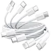 deleyCON USB-C Kabel Set 2x0,5m+2x2m PD3.0 60W, 4 Stück Produktbild-Vorschau 1