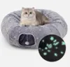 Tierschatz XXL Katzentunnel mit Katzenbett, rund, 90 cm, Produktbild-Vorschau 1