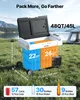 Chladicí box VEVOR s kompresorem 12/24 V DC, 100–240 V AC, Náhled obrázku produktu 4