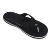 A single navy blue Crocs flip-flop is shown on a white background. Produktbild-Vorschau