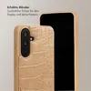 Selencia Nova Croco Handyhülle mit Band und Kartenfach für Produktbild-Vorschau 2