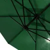 Underside view of a green umbrella frame and fabric. Produktbild-Vorschau