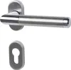 Alpertec Rosetten-Halbgarnitur Cork rechts Edelstahl silber Produktbild-Vorschau 2