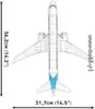 COBI 26608 - Boeing 737-8, zestaw 1:110, 340 części Podgląd zdjęcia produktu 12