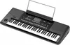 A black Korg PA300 keyboard is shown from a slightly elevated side angle against a white background. Náhľad obrázku produktu