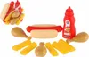 Lebensmittelset Hot Dog Ketchup Pommes Hähnchen Kunststoff Produktbild-Vorschau 4