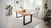 Esstisch Massivholztisch massiv Akazie lackiert 140 x 90 cm Produktbild-Vorschau 2