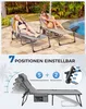 Campingliege 5-Stufig klappbar mit verstellbarer Produktbild-Vorschau 4