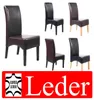 2er-Set Esszimmerstuhl Küchenstuhl Stuhl Crotone, LEDER  Produktbild-Vorschau 3