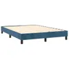 Boxspringbett mit Matratze & LED Dunkelblau 140x190 cm Samt Produktbild-Vorschau 4