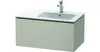 Waschtischunterbau L-CUBE 820x481x400mm taupe taupe Produktbild-Vorschau 1