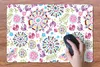 MuchoWow® Schreibtischunterlage Regenbogen - Blumen - Produktbild-Vorschau 4